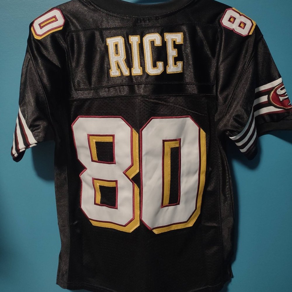 49ers Throwback 1996 Jerry Rice Jersey Boys L